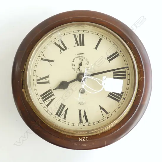 OLD NZ GOVERNMENT STATION CLOCK, Dia 270mm