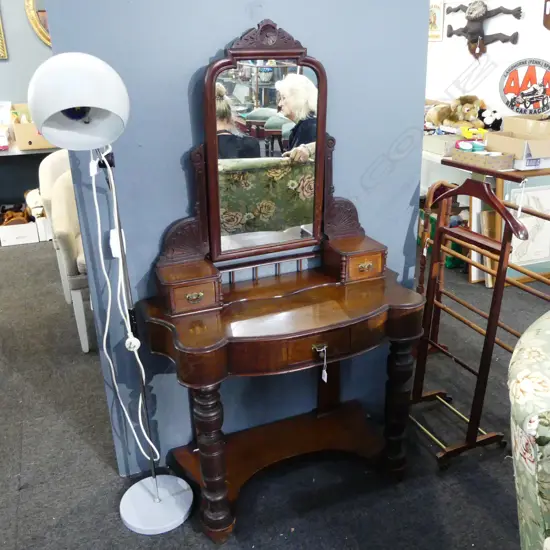SMALL MAHOGANY DRESSER H.1520 W. 870 D. 430mm