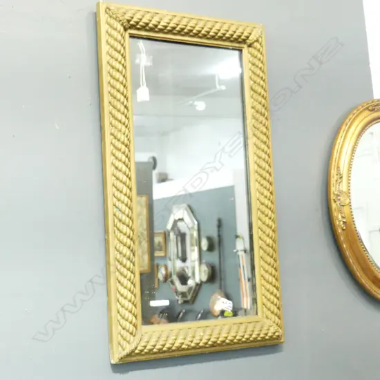 VINTAGE GILT PLASTER MIRROR 880x500mm