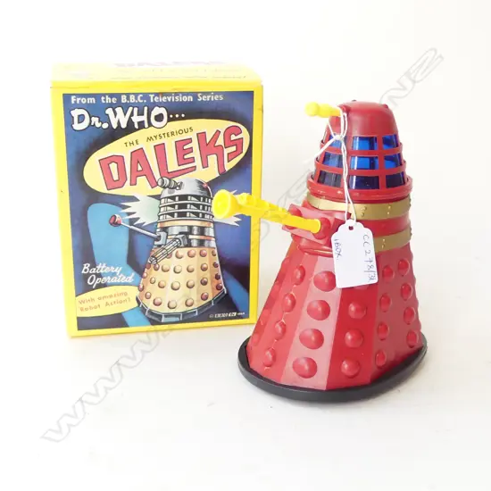 REPRO DR. WHO DALEKS ROBOT TOY H.160mm, BOXED