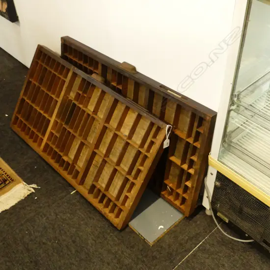 2 PRINTER TRAYS, 820 x 425mm