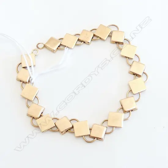 14ct ROSE GOLD BRACELET  9.9gms REQUIRES CLASP