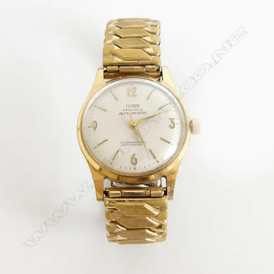 INTEX AUTOMATIC VINTAGE GENTS WRISTWATCH  WORKING