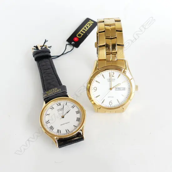 2 CITIZEN QUARTZ GENTS WRISTWATCHES