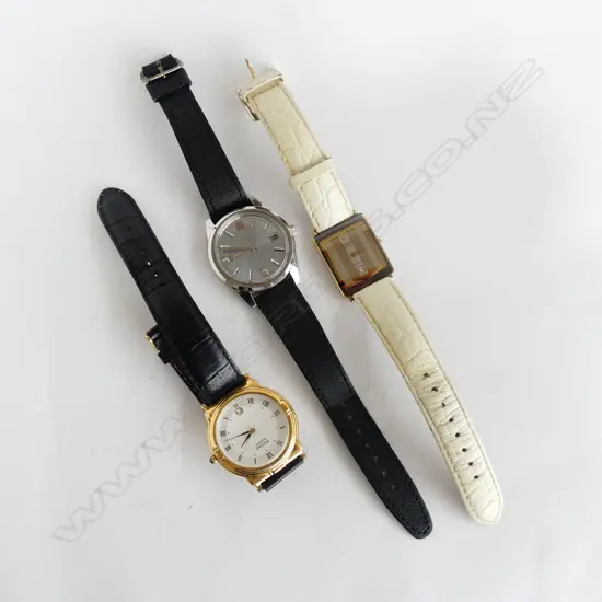 3 WRISTWATCHES CITIZEN PULSAR &RADO