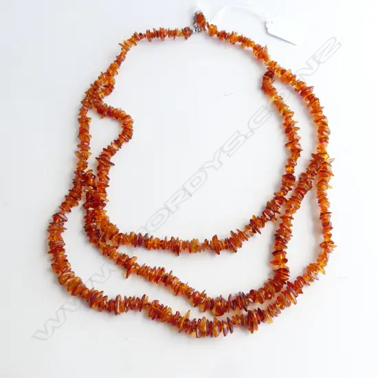 AMBER NECKLACE L.650mm