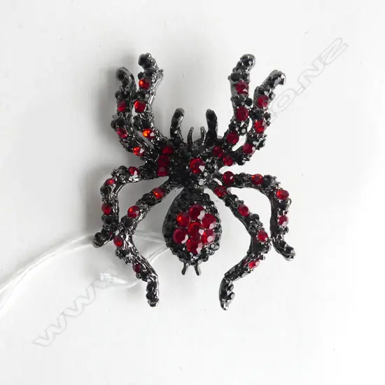 MODERN COSTUME SPIDER BROOCH