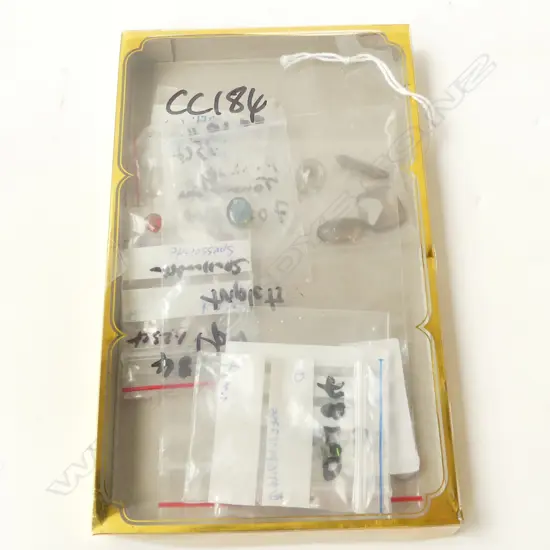 COLLECTION OF UNSET GEMSTONES TANZANITE TOURMALINE  AQUAMARINE ETC