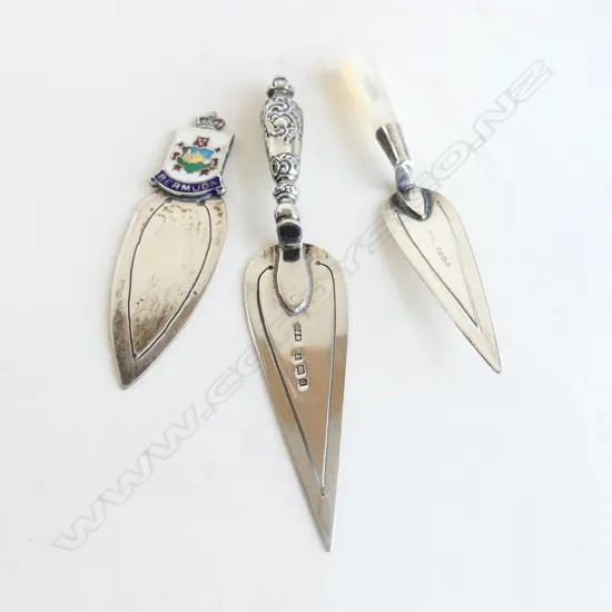 3 S/SILVER BOOK MARKS 16.5GMS TOTAL WIEGHT