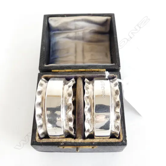 PR CASED S/SILVER NAPKIN RINGS 21GMS