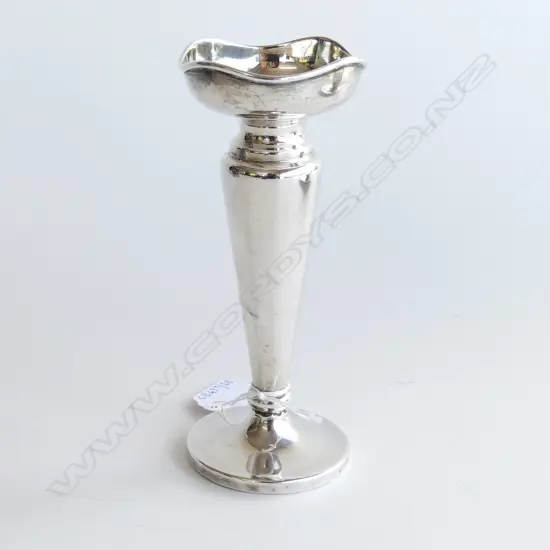 S/SILVER SPECIMEN VASE WEIGHTED BASE