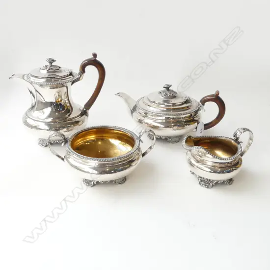 SHEFFIELD PLATE TEA/COFFE EP SET