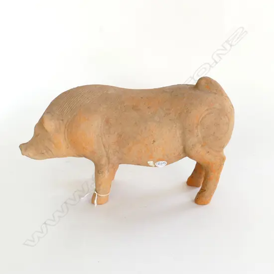 HAN DYNSTY (?) POTTERY BOAR L.400mm