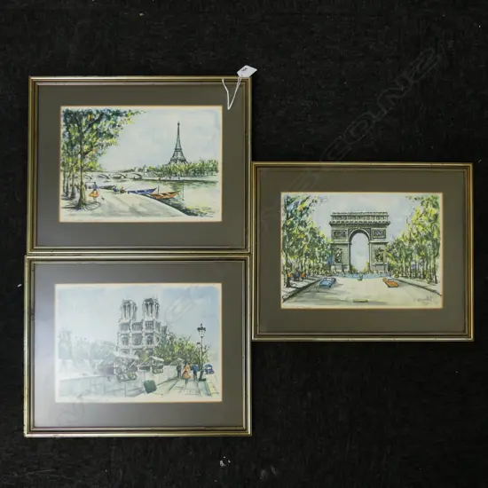 3 PARIS PRINTS 200x280mm
