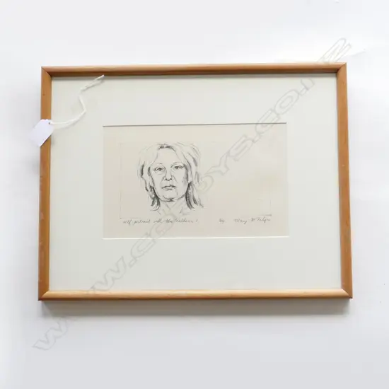 MARY MCINTYRE SELF PORTRAIT ltd print 4/15 150 x 245 mm