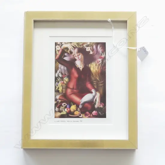 PRINT; A. LOIS WHITE 'ODE TO AUTUMN' 175x125mm