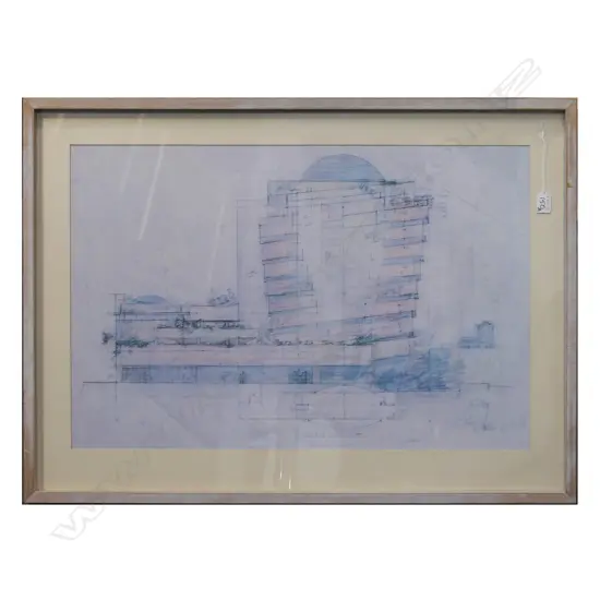 FRANK LLOYD WRIGHT GUGGENHEIM PRINT 505x775mm