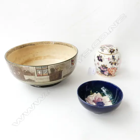 MASON GINGER JAR, MOORCROFT & ROYAL DOULTON; Dia. 230mm