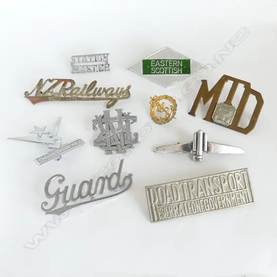 ASSTD. CAR & RAILWAY BADGES