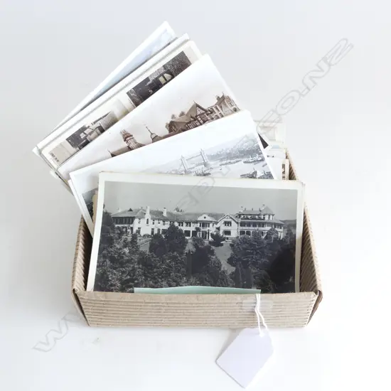 COLLECTION B/W POSTCARDS, WAITOMO, ENGLAND, EUROPE, PANAMA ETC