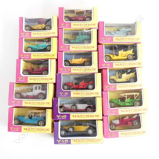 16 BOXED MATCHBOX Y MODELS