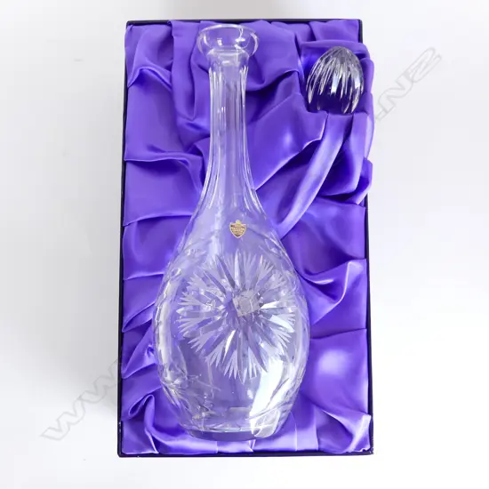 WATERFORD CRYSTAL DECANTER in orig. box H.385mm