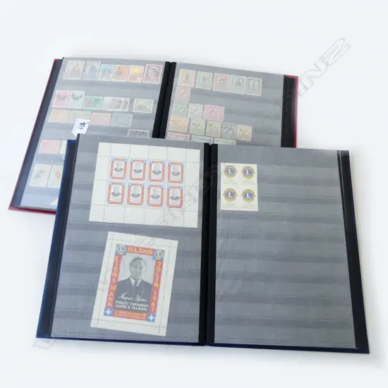 2 WORLD STAMP ALBUMS