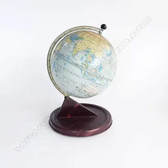VINTAGE WORLD GLOBE H.280mm