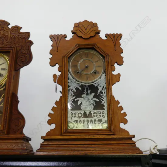 ANSONIA GINGERBREAD MANTLE CLOCK H.580mm