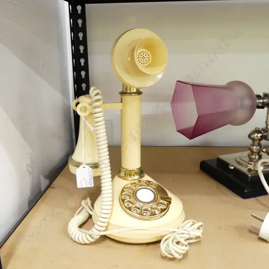 REPRO WHITE DIAL PHONE H.300mm