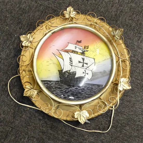 RETRO WALL LIGHT (NOT WORKING) 450mm dia