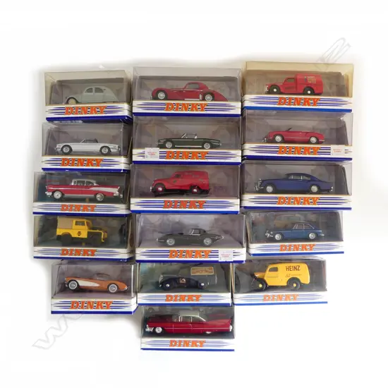 16 BOXED MATCHBOX DINKY MODELS 