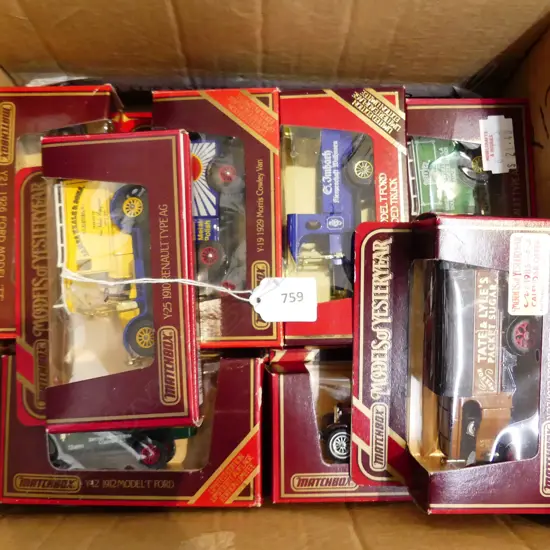 20 BOXED MATCHBOX MODELS OF YESTERYEAR