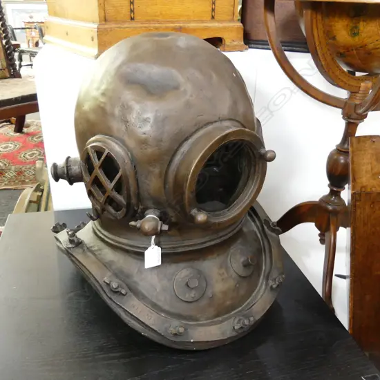 FIBRE GLASS DECORATIVE DIVE HELMET H.400mm