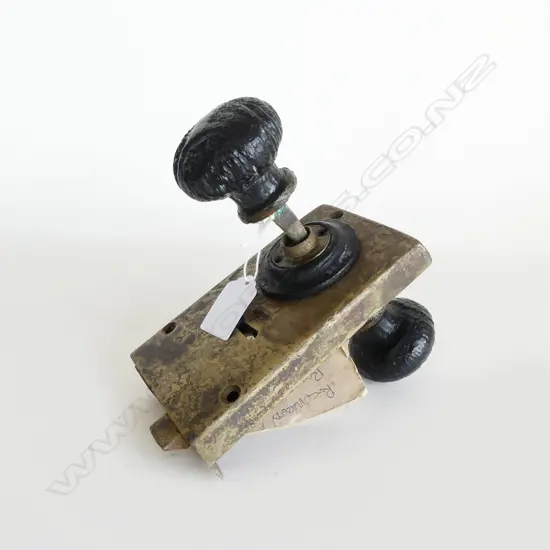 CABIN DOOR LOCK FROM WAIKARE SHIPWRECK 1910 RECOVERED 1986 L.155mm