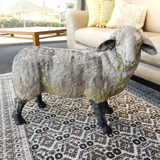 PLASTIC SHEEP ORNAMENT L.740mm