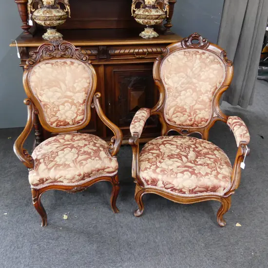 PR VICTORIAN ARMCHAIRS 690x570x1070mm