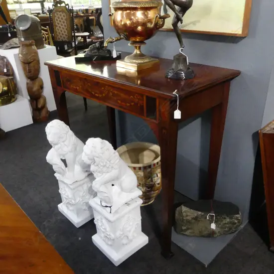 SHERATON REVIVAL MAHOGANY HALL TABLE 1020x500x900mm