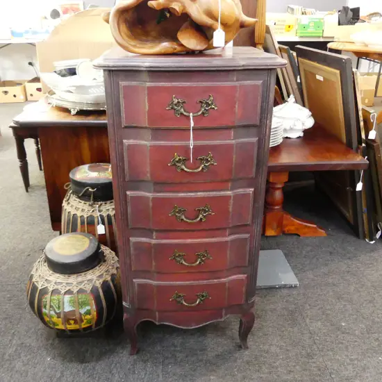 5 DRAWER TALLBOY 450x340x895mm