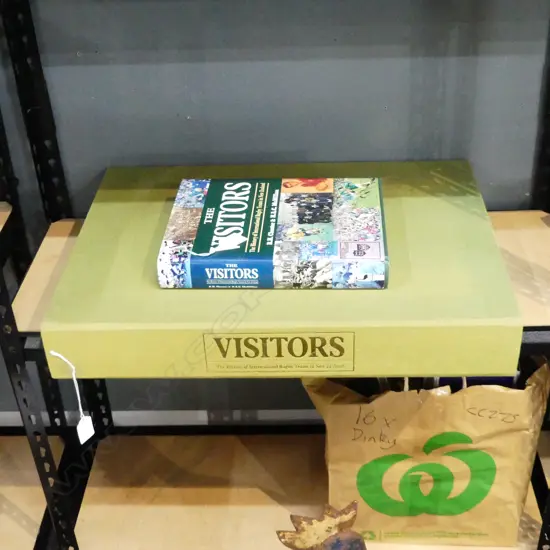 CASED LARGE VOLUME THE VISITORS RUGBY HISTORY H570MM PLUS SMALLER EDITION H280MM