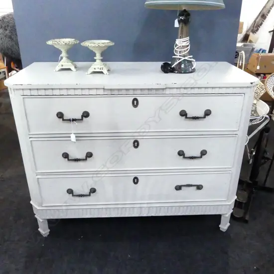 GUSTAVIAN STYLE CHEST OF DRAWERS 1100x500x855mm