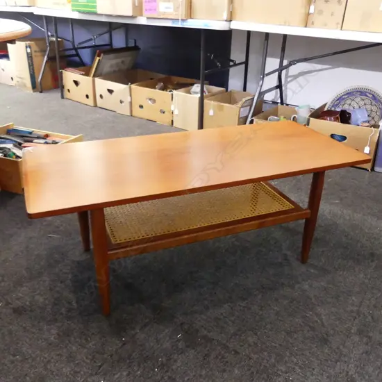 RETRO MAHOGANY COFFEE TABLE 1060x455x410mm