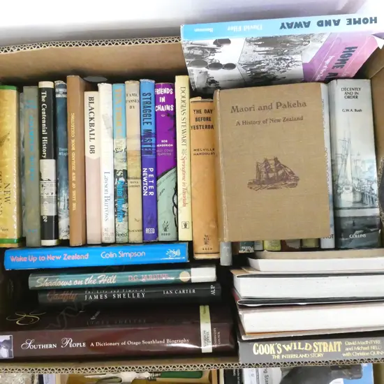 ASST BOOKS; EARLY NEW ZEALAND ETC