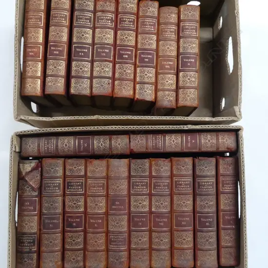 20 VOLS. INTERNATION LIBRARY OF FAMOUS LITERATURE