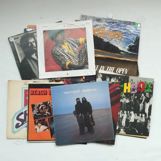 ASST LP'S; TRAVIS TAYLOR, BEACH BOY'S PARTY!, LISA STANFIELD, etc