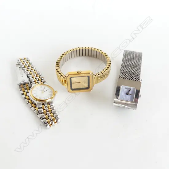 3 LADIES WRISTWATCHES TISSOT LONGINES & RAYMOND WELLS