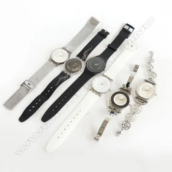 6 SWATCH WATCHES