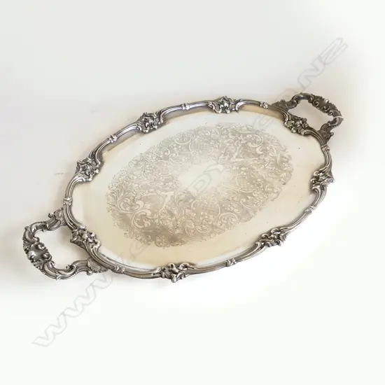 LG SILVER PLATE BUTLERS TRAY 645x400mm