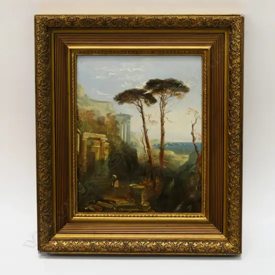 ARTIST UNKNOWN, ITALIAN RUINS, 290x225mm