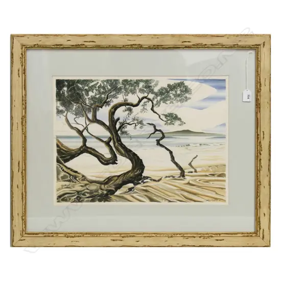 JOHN CRICHTON (1917-1993), UNTITLED 1989, WATERCOLOUR, 370x480mm